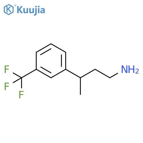 3-3-(Trifluoromethyl)phenylbutan-1-amine structure