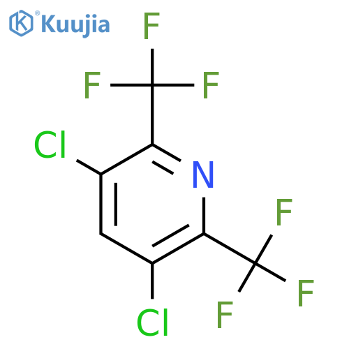 Pyridine, 3,5-dichloro-2,6-bis(trifluoromethyl)- structure