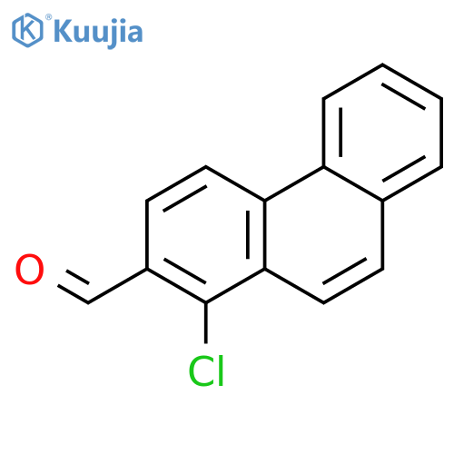 2-Phenanthrenecarboxaldehyde, 1-chloro- structure