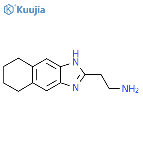 2-{1H,5H,6H,7H,8H-naphtho2,3-dimidazol-2-yl}ethan-1-amine structure