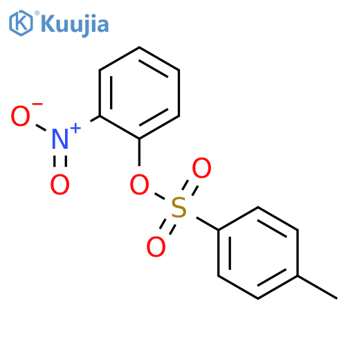 Benzenesulfonic acid,4-methyl-, 2-nitrophenyl ester structure