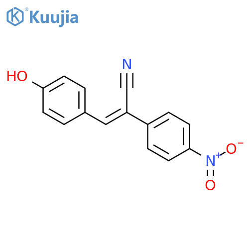 Benzeneacetonitrile, a-[(4-hydroxyphenyl)methylene]-4-nitro- structure