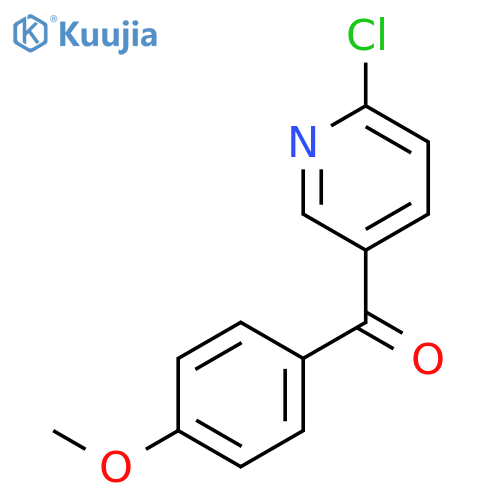 Methanone, (6-chloro-3-pyridinyl)(4-methoxyphenyl)- structure