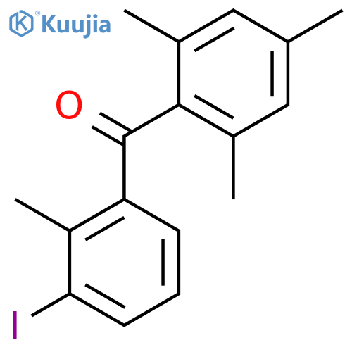 Methanone, (3-iodo-2-methylphenyl)(2,4,6-trimethylphenyl)- structure