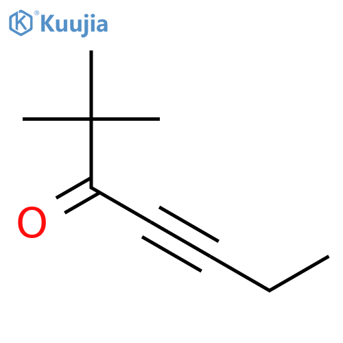 4-Heptyn-3-one, 2,2-dimethyl- structure