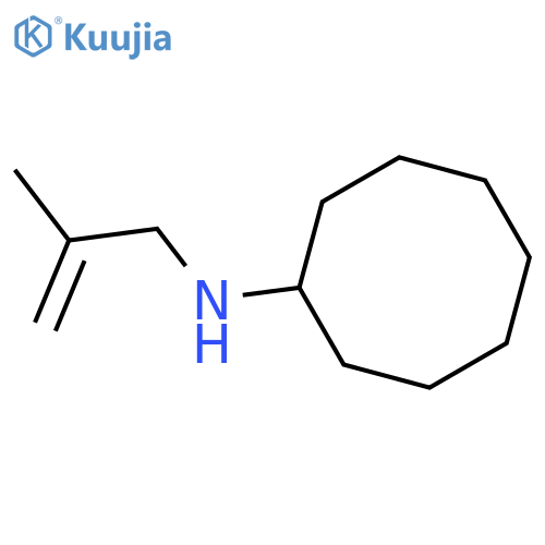N-(2-methylprop-2-en-1-yl)cyclooctanamine structure