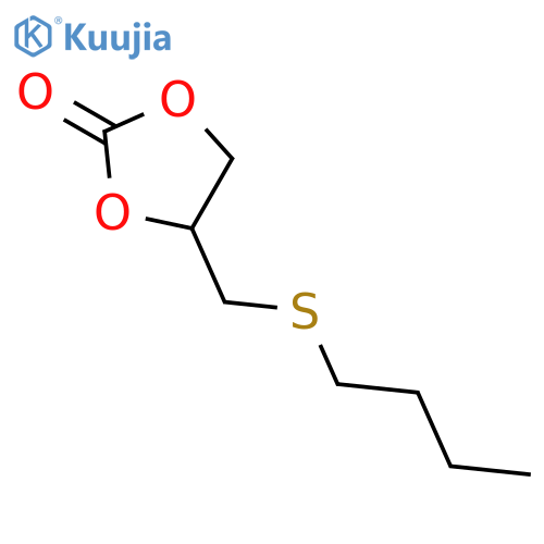 1,3-Dioxolan-2-one, 4-[(butylthio)methyl]- structure