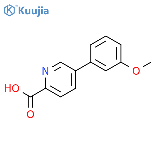 5-(3-Methoxyphenyl)picolinic acid structure