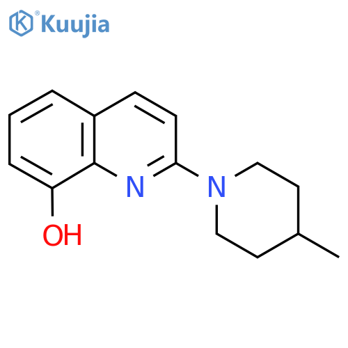 2-(4-Methylpiperidin-1-yl)quinolin-8-ol structure