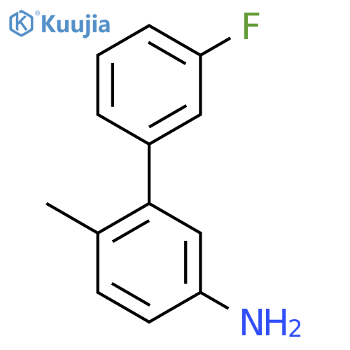 3-(3-fluorophenyl)-4-methylaniline structure