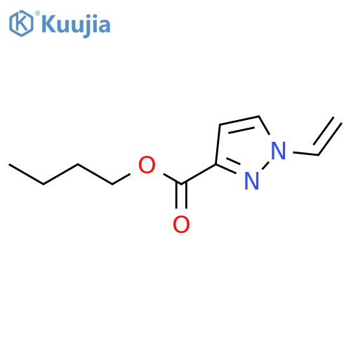 butyl 1-ethenylpyrazole-3-carboxylate structure