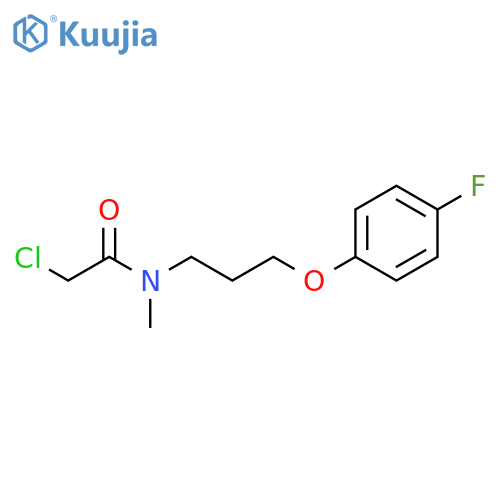 2-Chloro-N-3-(4-fluorophenoxy)propyl-N-methylacetamide structure