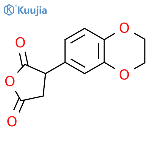3-(2,3-Dihydro-1,4-benzodioxin-6-yl)oxolane-2,5-dione structure