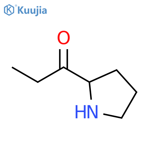 1-(pyrrolidin-2-yl)propan-1-one structure