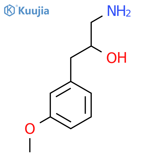 1-Amino-3-(3-methoxyphenyl)propan-2-ol structure
