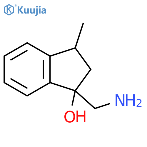 1-(aminomethyl)-3-methyl-2,3-dihydroinden-1-ol structure