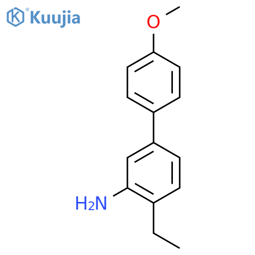 2-ethyl-5-(4-methoxyphenyl)aniline structure