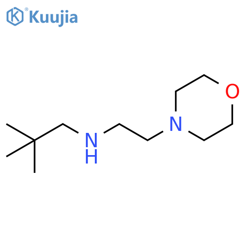 (2,2-dimethylpropyl)[2-(morpholin-4-yl)ethyl]amine structure