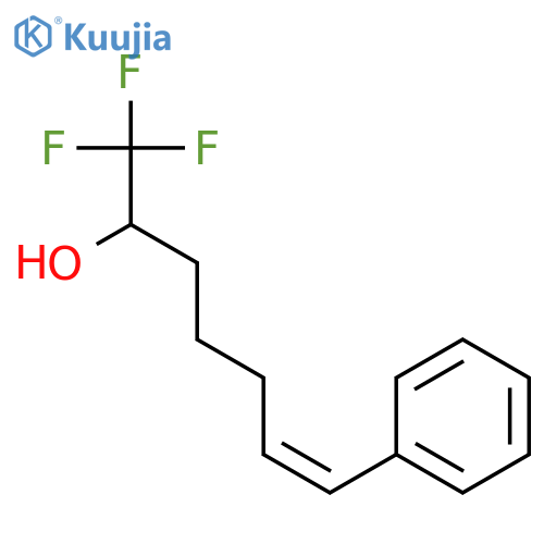 6-Hepten-2-ol, 1,1,1-trifluoro-7-phenyl-, (Z)- structure