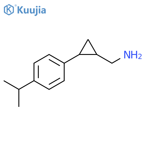 {2-4-(propan-2-yl)phenylcyclopropyl}methanamine structure