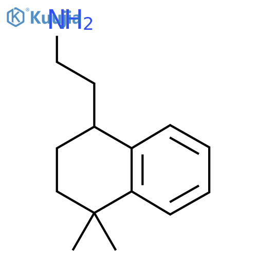 2-(4,4-dimethyl-1,2,3,4-tetrahydronaphthalen-1-yl)ethan-1-amine structure