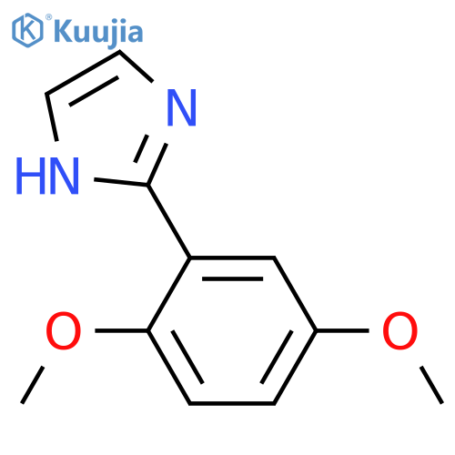 2-(2,5-Dimethoxy-phenyl)-1h-imidazole structure