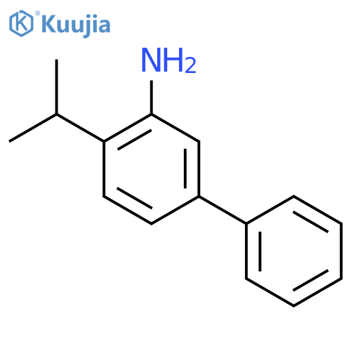5-phenyl-2-(propan-2-yl)aniline structure