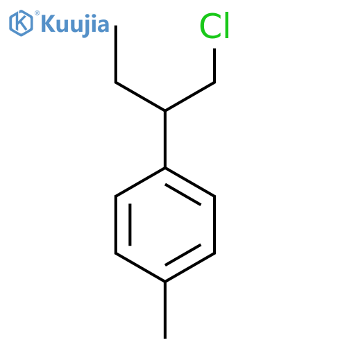 1-(1-Chlorobutan-2-yl)-4-methylbenzene structure