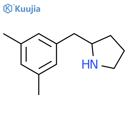 2-(3,5-dimethylphenyl)methylpyrrolidine structure