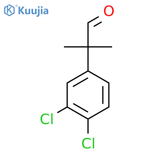 2-(3,4-Dichlorophenyl)-2-methylpropanal structure