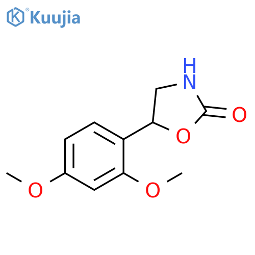 5-(2,4-dimethoxyphenyl)-1,3-oxazolidin-2-one structure