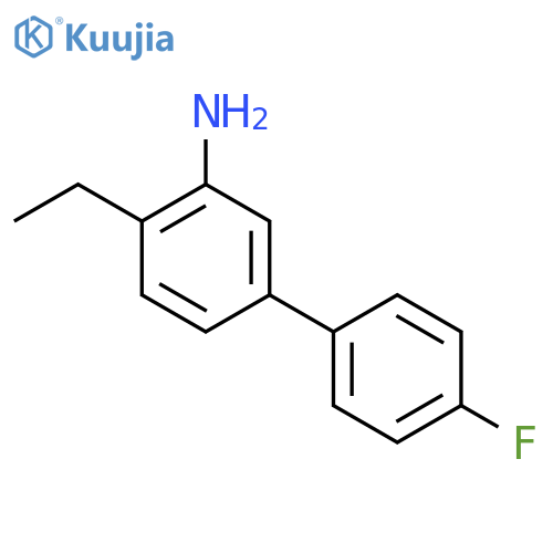 2-Ethyl-5-(4-fluorophenyl)aniline structure