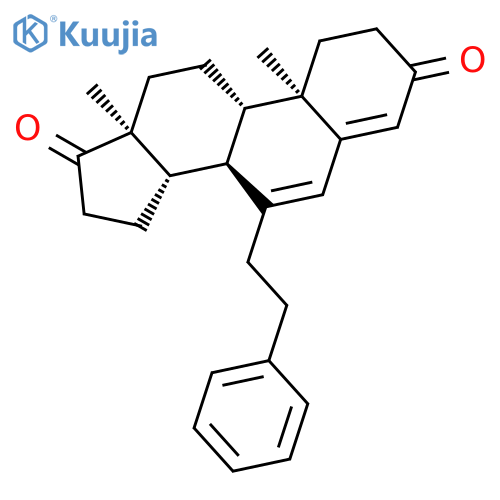 Androsta-4,6-diene-3,17-dione, 7-(2-phenylethyl)- structure