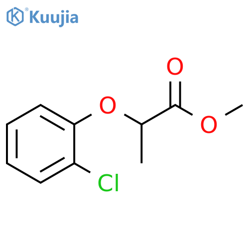 Propanoic acid, 2-(2-chlorophenoxy)-, methyl ester structure