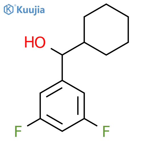 Cyclohexyl (3,5-difluorophenyl)methanol structure