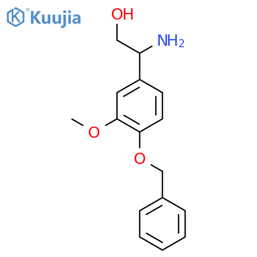 b-Amino-3-methoxy-4-(phenylmethoxy)benzeneethanol structure