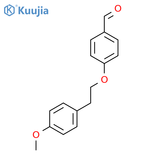 4-[2-(4-Methoxyphenyl)ethoxy]benzaldehyde structure