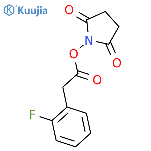 2,5-Pyrrolidinedione, 1-[[(2-fluorophenyl)acetyl]oxy]- structure