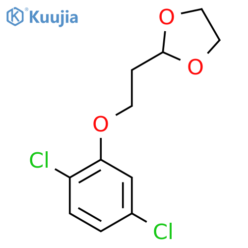 2-(2-(2,5-Dichlorophenoxy)ethyl)-1,3-dioxolane structure