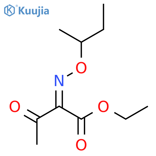 Butanoic acid, 2-[(1-methylpropoxy)imino]-3-oxo-, ethyl ester, (Z)- structure
