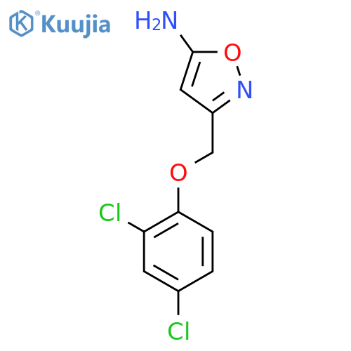 3-(2,4-Dichloro-phenoxymethyl)-isoxazol-5-ylamine structure