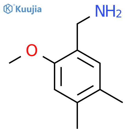 1-(2-methoxy-4,5-dimethylphenyl)methanamine structure