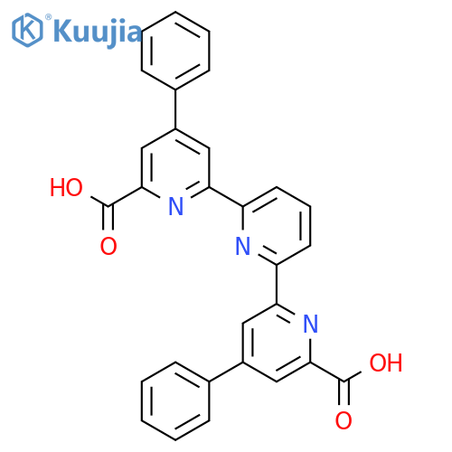 [2,2':6',2''-Terpyridine]-6,6''-dicarboxylic acid, 4,4''-diphenyl- structure