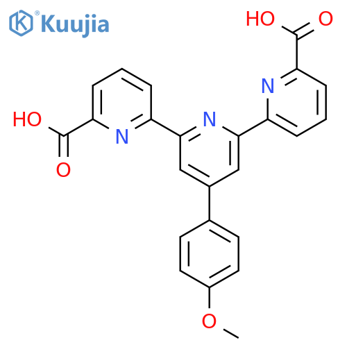 [2,2':6',2''-Terpyridine]-6,6''-dicarboxylic acid, 4'-(4-methoxyphenyl)- structure