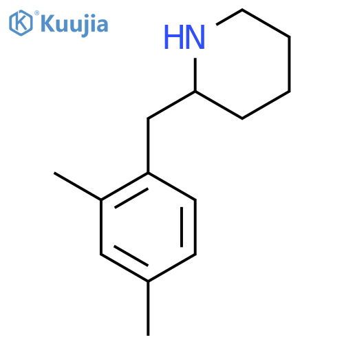 2-(2,4-dimethylphenyl)methylpiperidine structure