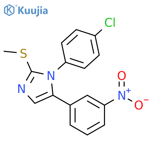 1-(4-chlorophenyl)-2-(methylsulfanyl)-5-(3-nitrophenyl)-1H-imidazole structure