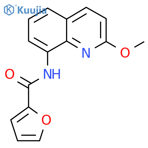 N-(2-methoxyquinolin-8-yl)furan-2-carboxamide structure