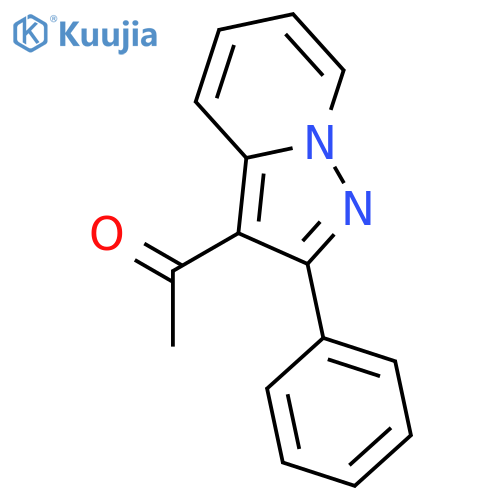 1-(2-Phenylpyrazolo1,5-apyridin-3-yl)-1-ethanone structure