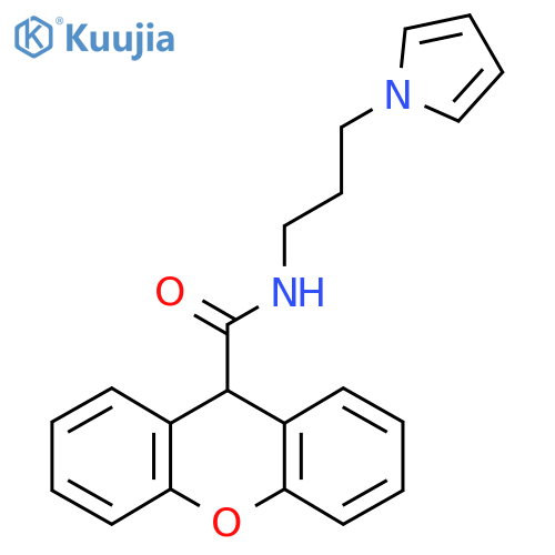 N-3-(1H-pyrrol-1-yl)propyl-9H-xanthene-9-carboxamide structure