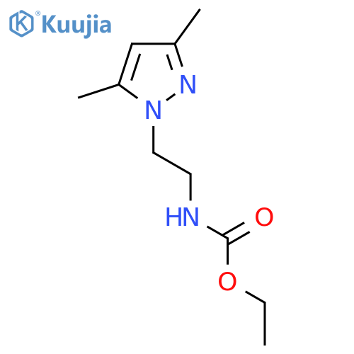 ethyl N-2-(3,5-dimethyl-1H-pyrazol-1-yl)ethylcarbamate structure